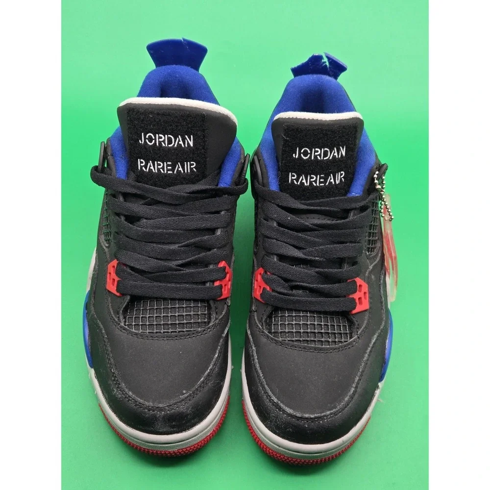 Jordan 4 Retro Rare Air (White Lettering) Men's FV5029-003 Size 6.5 Blue Black